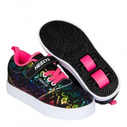 Heelys Pro 20 X2 Black/Pink/Rainbow