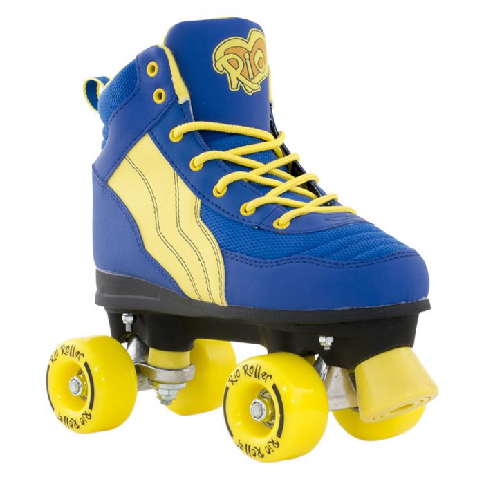 Patine cu rotile Rio Roller Pure Blue/Yellow