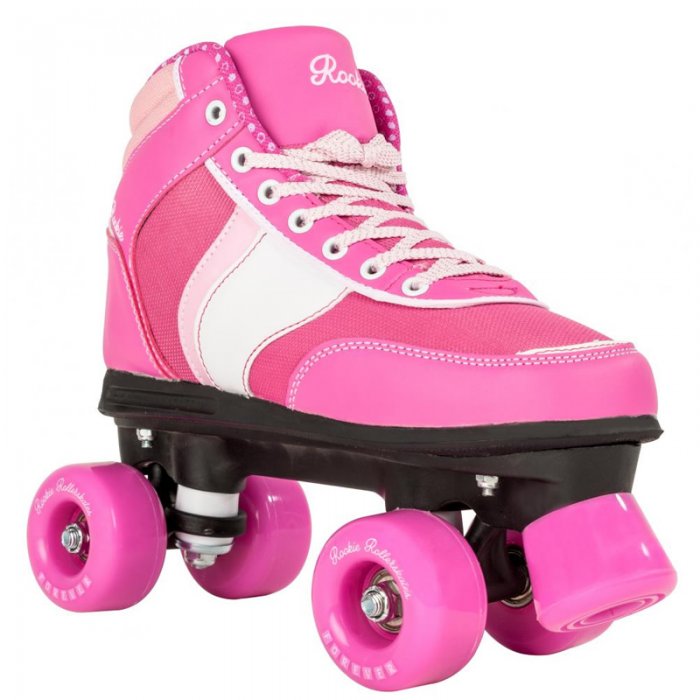 Patine cu rotile Rookie Forever Pink/White