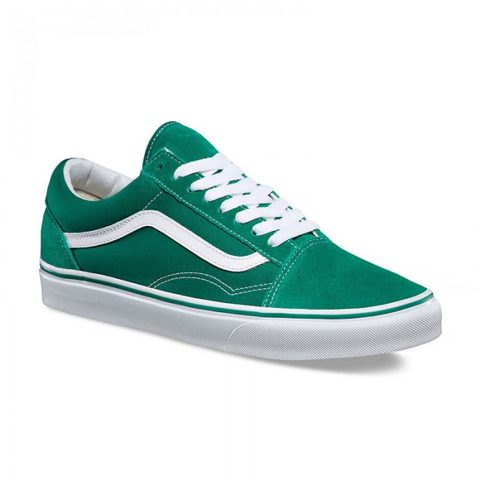 Shoes Vans Old Skool Suede/Canvas ultramarine green/true white