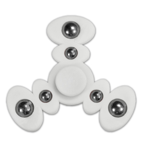 Fidget spinner Triple 8 White - Click Image to Close