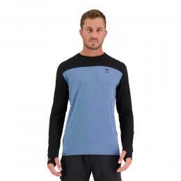 Bluza Corp Mons Royale Yotei LS Black/Blue Slate 22/23