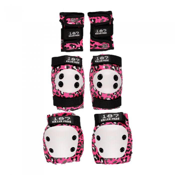 Set Protectii 187 Killer Pads JR Six Pack Staab Pink