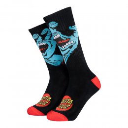 Sosete Santa Cruz Screaming Hand Socks Black