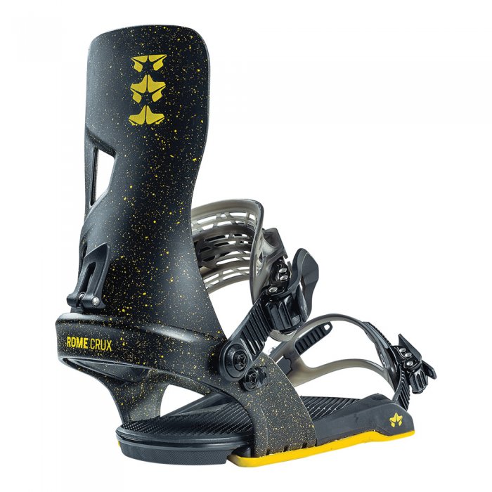 Legaturi snowboard Rome Crux Black/Yellow 2022