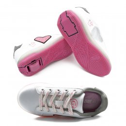 Breezy Rollers Light Heart Pink White/Pink