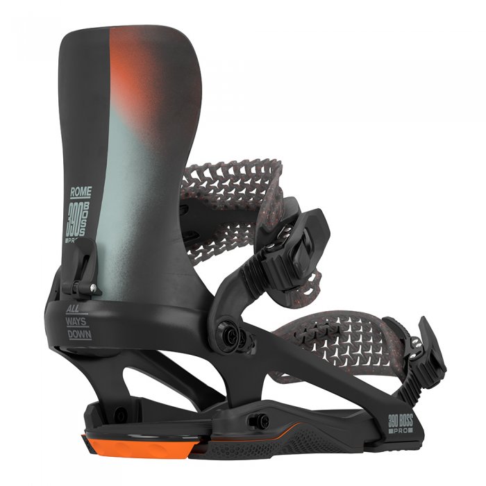 Legaturi snowboard Rome 390 Boss FW PRO Black/Slate 25/26