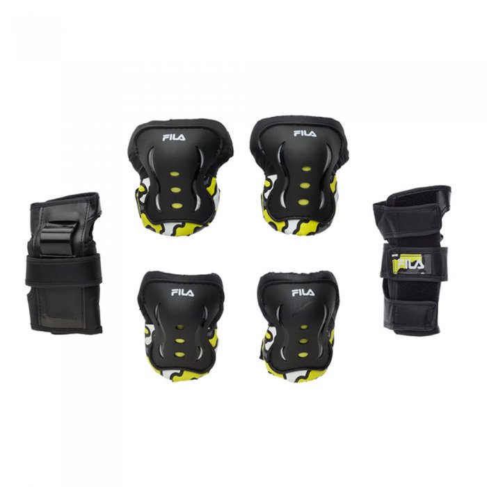 Set Protectii Fila FP Junior Boy Black/Yellow