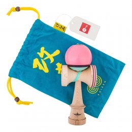 Kendama USA Kaizen Speciality Jet Shape Super Stick Flamingo V2