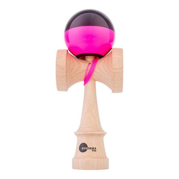 Kendama USA Kaizen Jet Shape Half Split Super Stick Pink/Black