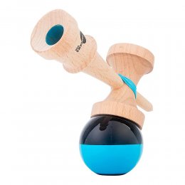 Kendama USA Kaizen Jet Shape Half Split Super Stick Blue/Black