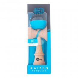 Kendama USA Kaizen Jet Shape Half Split Super Stick Blue/Black