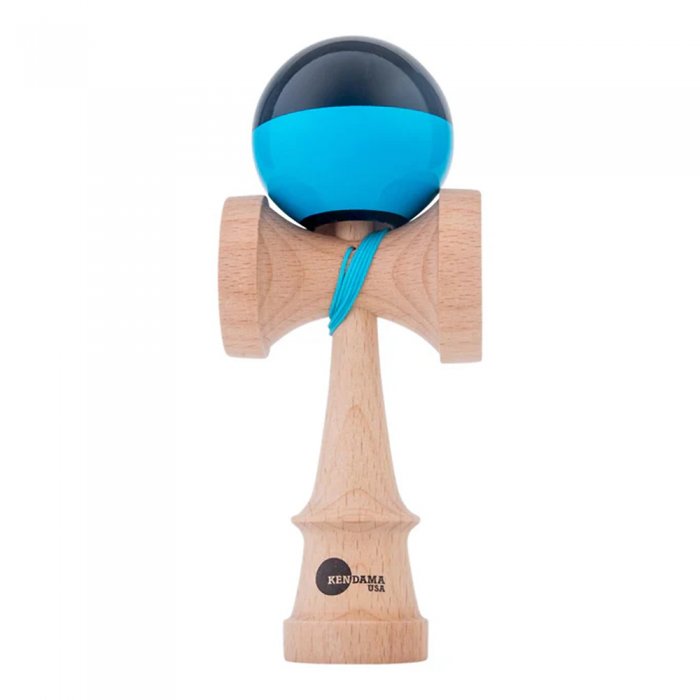 Kendama USA Kaizen Jet Shape Half Split Super Stick Blue/Black