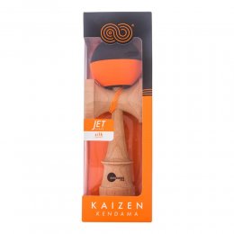 Kendama USA Kaizen Jet Shape Half Split Silk Black/Orange