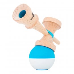 Kendama USA Kaizen Jet Shape Half Split Silk White/Blue