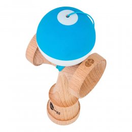 Kendama USA Kaizen Jet Shape Half Split Silk White/Blue