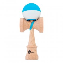 Kendama USA Kaizen Jet Shape Half Split Silk White/Blue