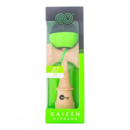 Kendama USA Kaizen Jet Shape Half Split Silk Back/Green