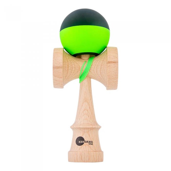Kendama USA Kaizen Jet Shape Half Split Silk Back/Green