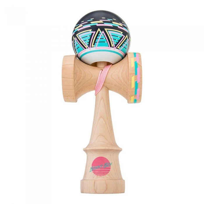 Kendama USA Pro Model Jet Shape Benjamin Brian Silk 80s