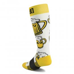 Sosete ThirtyTwo Double White/Yellow