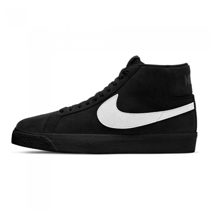 Shoes Nike Sb Blazer Mid Black/Black/Black/White