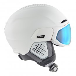 Casca Alpina Alto Q Lite white matt/blue revo