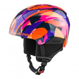 Casca Alpina Pizi Pink-Orange Blue Gloss