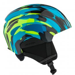 Casca Alpina Pizi Neon-Blue Green Gloss