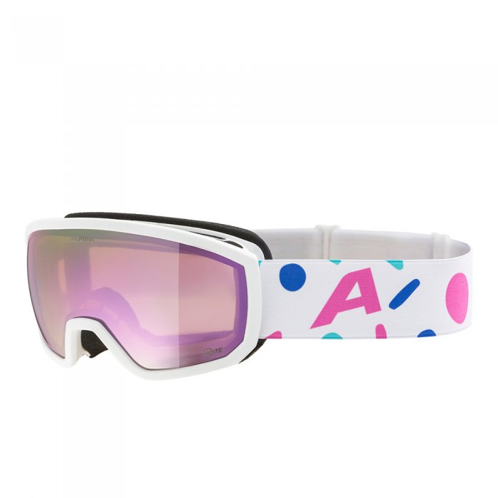 Ochelari Alpina Scarabeo JR Q-Lite White-Confetti Matt/Rose