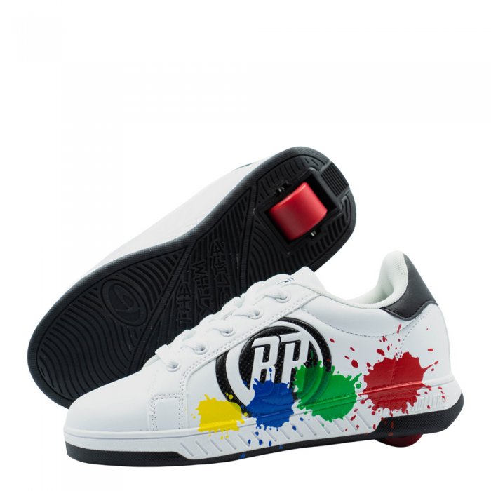 Breezy Rollers Splatter White/Black/Multi