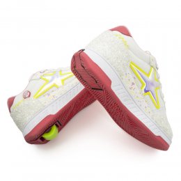 Breezy Rollers Star White/Pink
