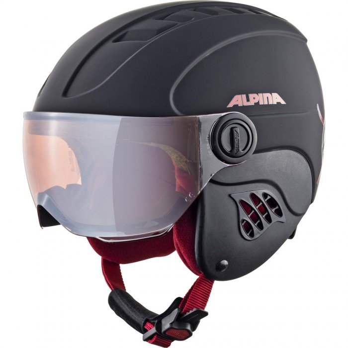 Casca Alpina Carat LE Visor HM black red matt