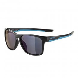 Ochelari de soare Alpina Flexxy Cool Kids I Black-Cyan/Ceramic Mirror Blue