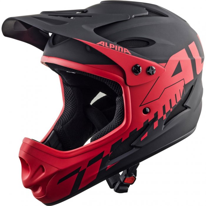 Casca Alpina Fullface black/red