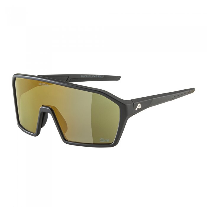 Ochelari de soare Alpina Ram Black Matt Q-Lite Mirror Gold