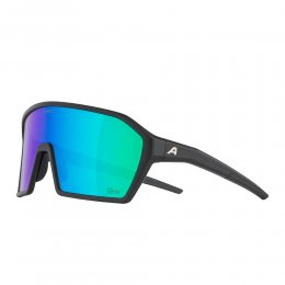 Ochelari de soare Alpina Ram Black Matt Q-Lite Mirror Green