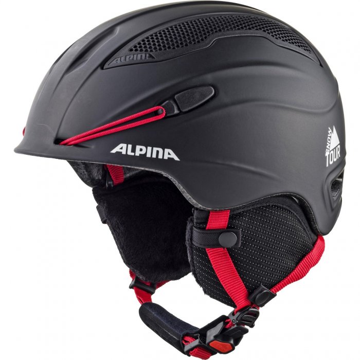 Casca Alpina Snow Tour black-red matt