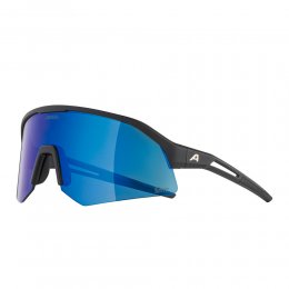 Ochelari de soare Alpina Sonic HR Black Matt Q-Lite Mirror Blue