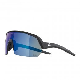 Ochelari de soare Alpina Turbo HR Black Matt Q-Lite Mirror Blue