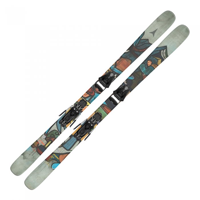 Schiuri Atomic Bent 85 Multicolor + legaturi Strive 12 L90 25/26