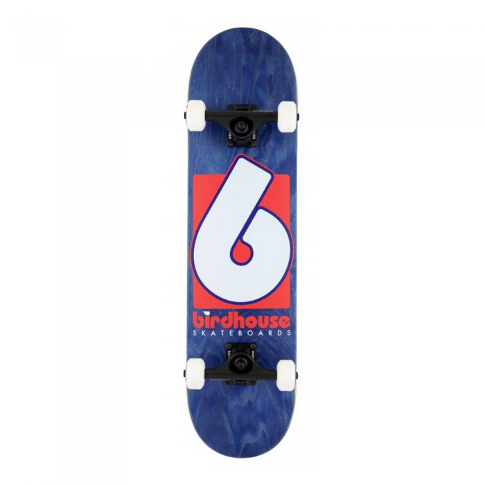 Skateboard Birdhouse Stage 3 B Logo Navy/Red 7.75inch