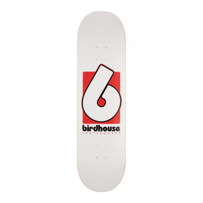 Deck Skateboard Birdhouse B Logo White 8.5inch