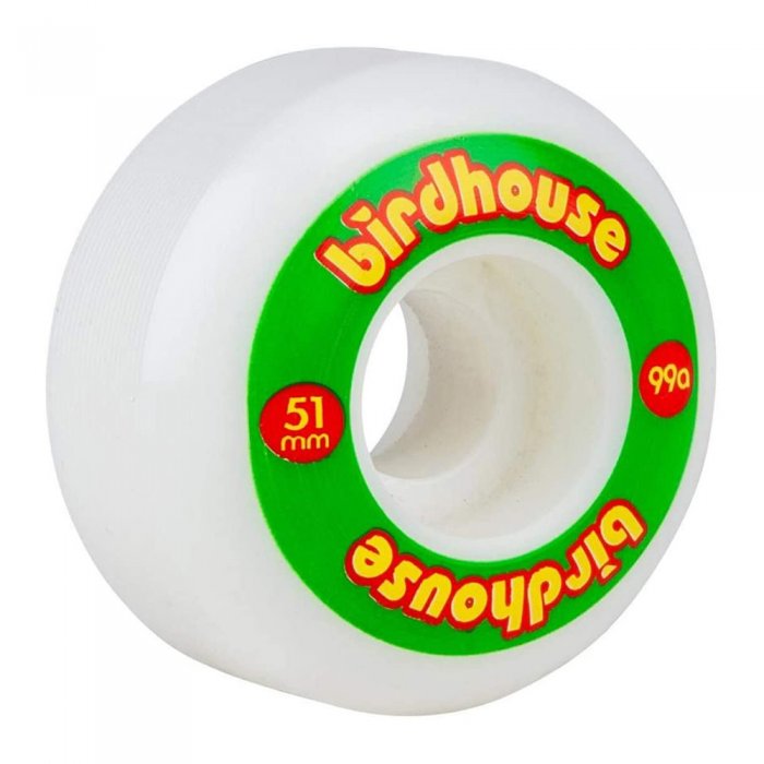 Set 4 roti skateboard Birdhouse Logo Rasta 51mm