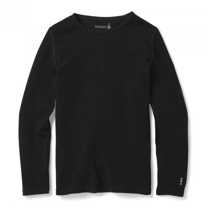 Bluza Corp Smartwool Kids Classic Thermal Merino Black 25/26