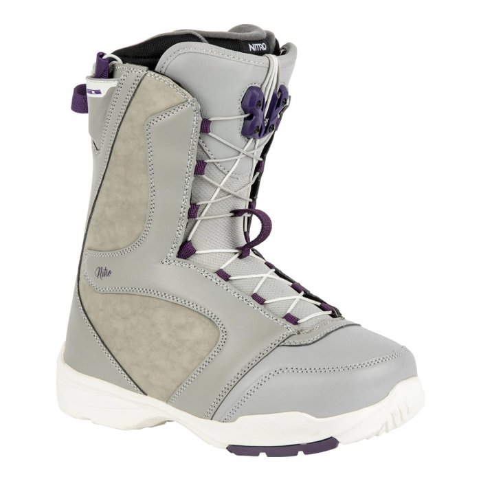 Boots Snowboard Nitro Flora TLS Grey/Purple 22/23