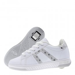 Breezy Rollers Kicks White/Silver