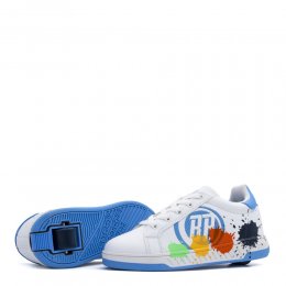 Breezy Rollers Splatter White/Light Blue