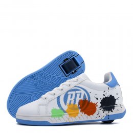 Breezy Rollers Splatter White/Light Blue
