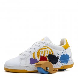 Breezy Rollers Splatter White/Yellow